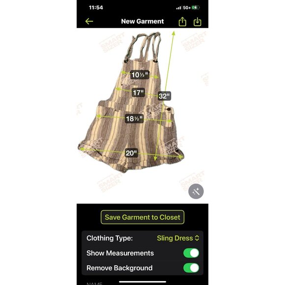 Free People Women's Striped Denim Short Overalls Size 6 BOHO BEACH preowned - Picture 8 of 16